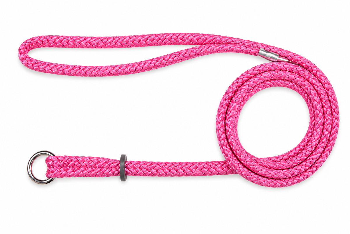Beau Pets Single Nylon Choker Lead Pink