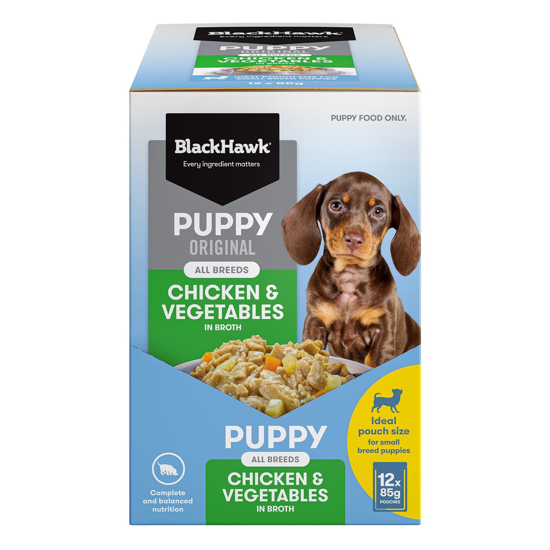 Black Hawk Puppy Wet Food Pouches