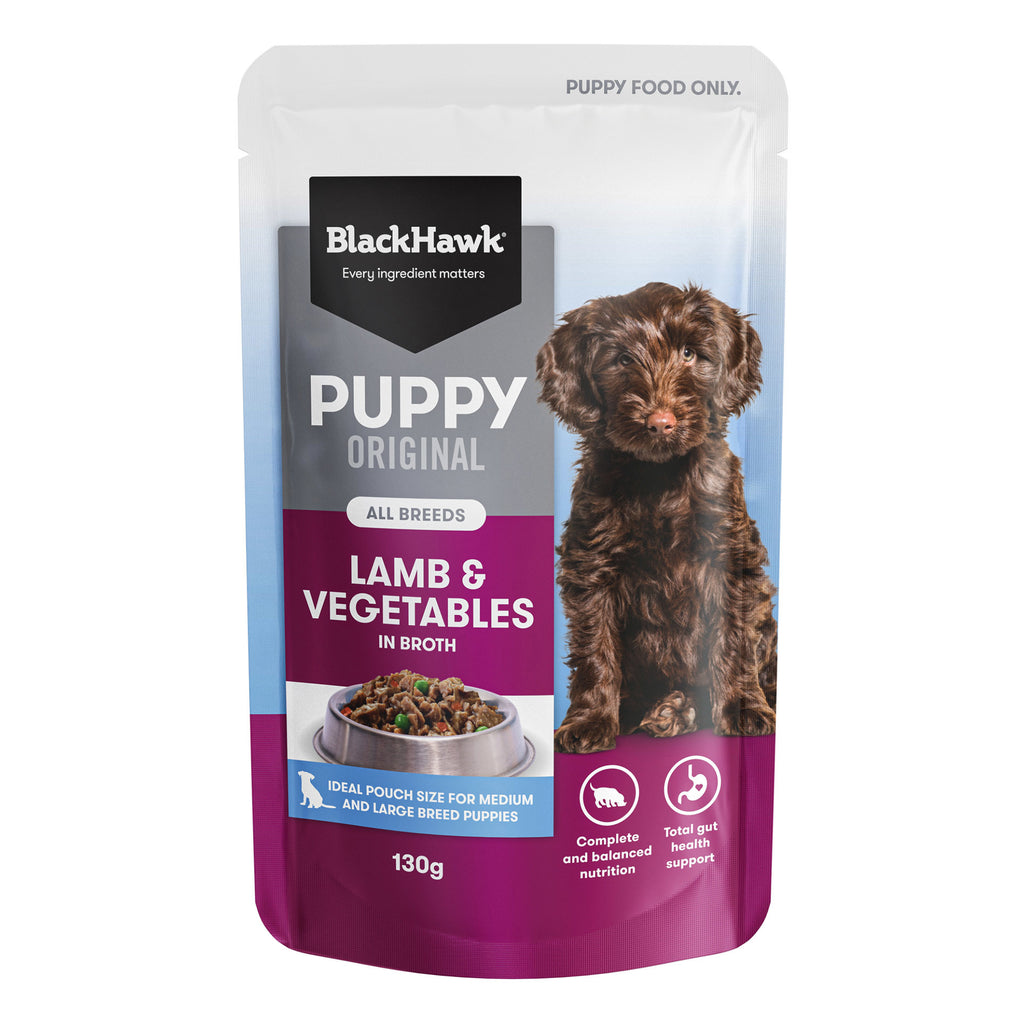 Black Hawk Puppy Wet Food Pouches