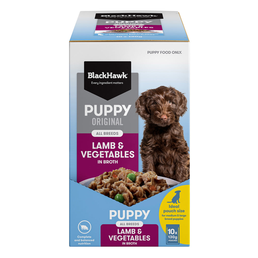 Black Hawk Puppy Wet Food Pouches