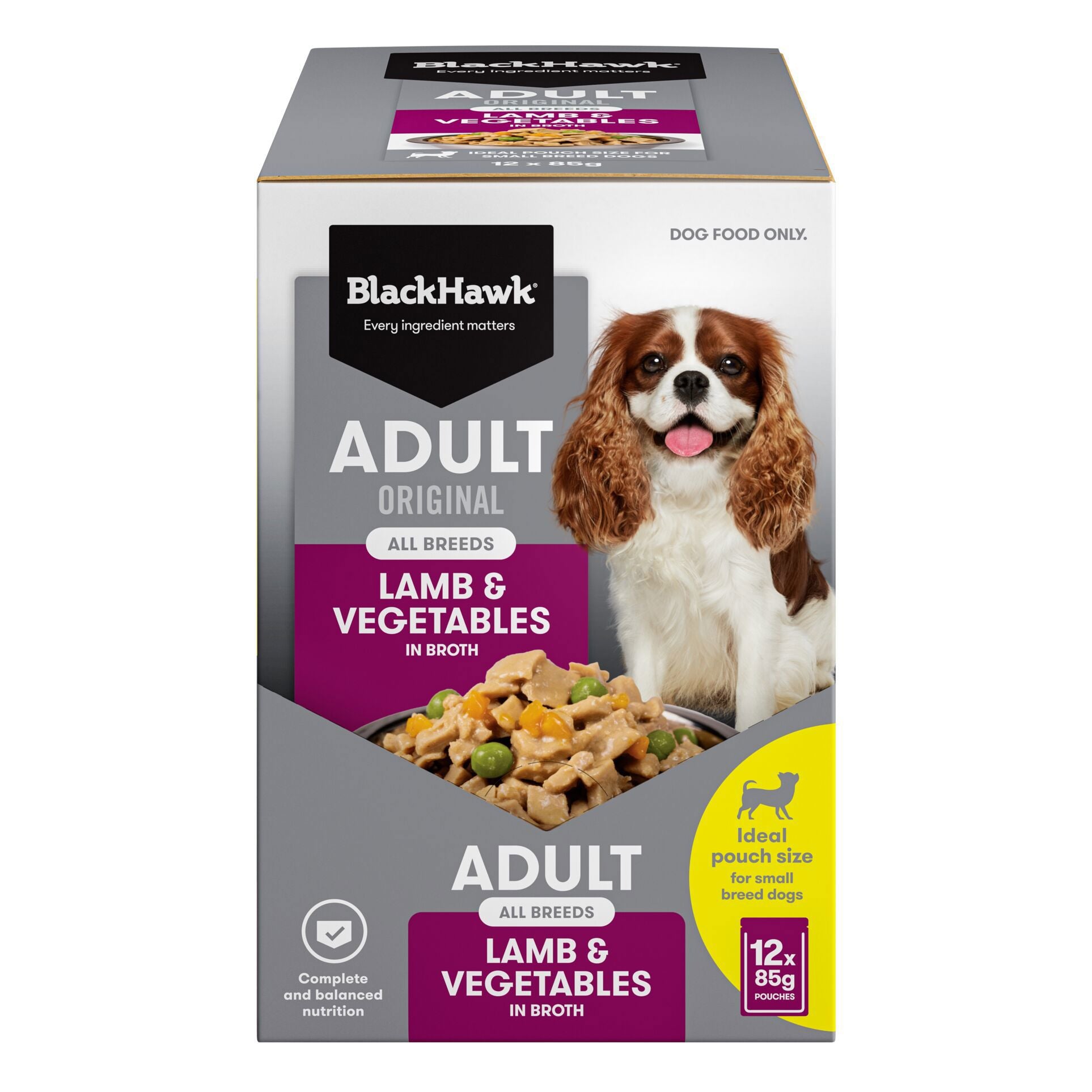 Black Hawk Adult Lamb & Vegetables Wet Pouches