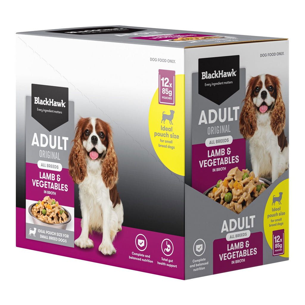 Black Hawk Adult Lamb & Vegetables Wet Pouches