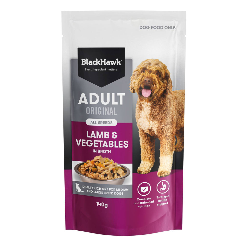 Black Hawk Adult Lamb & Vegetables Wet Pouches