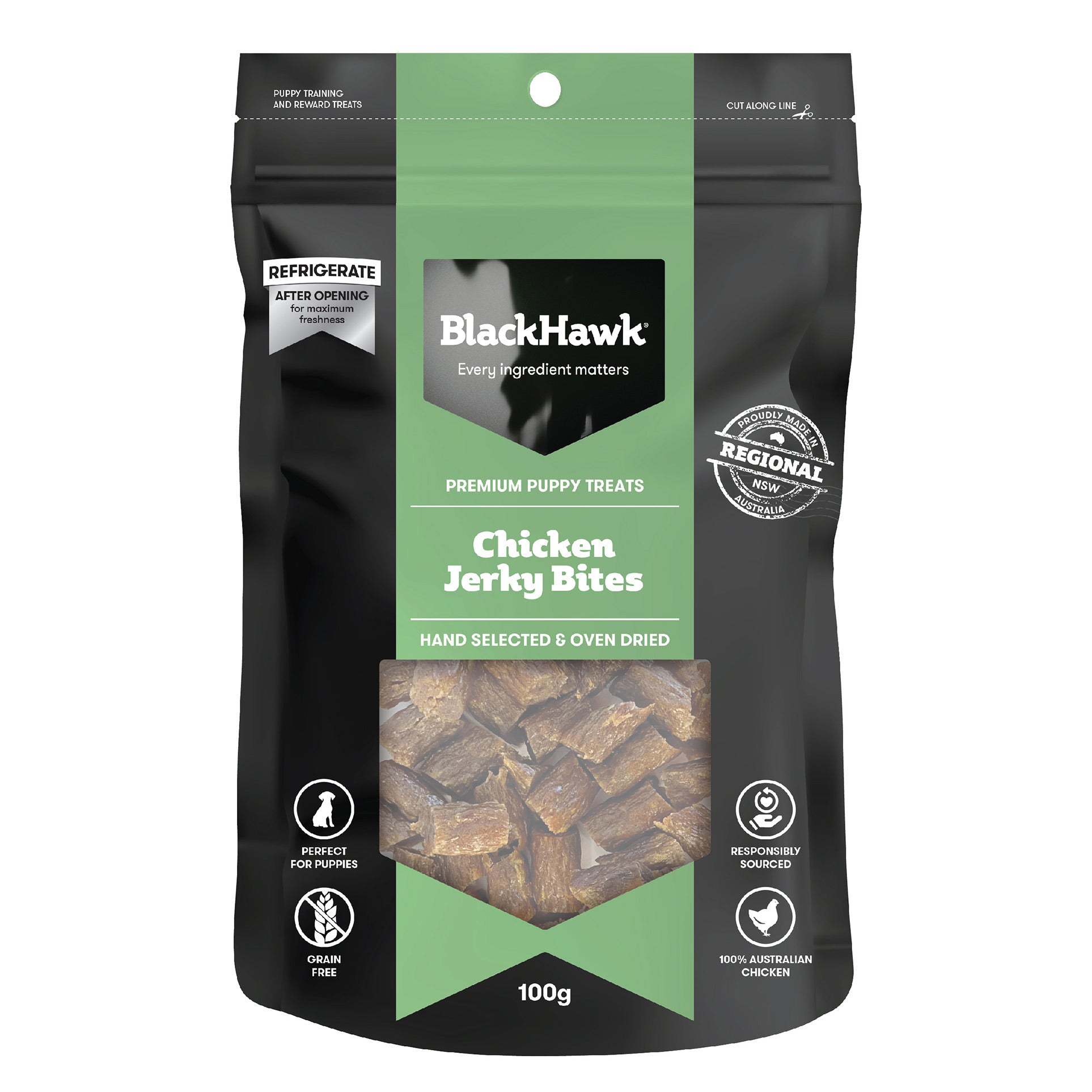 Black Hawk Chicken Jerky Bites — Tidbit