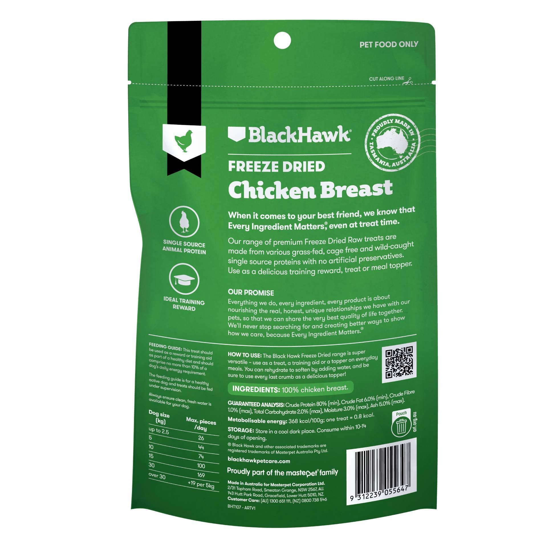 Black Hawk Freeze Dried Premium Dog Treats