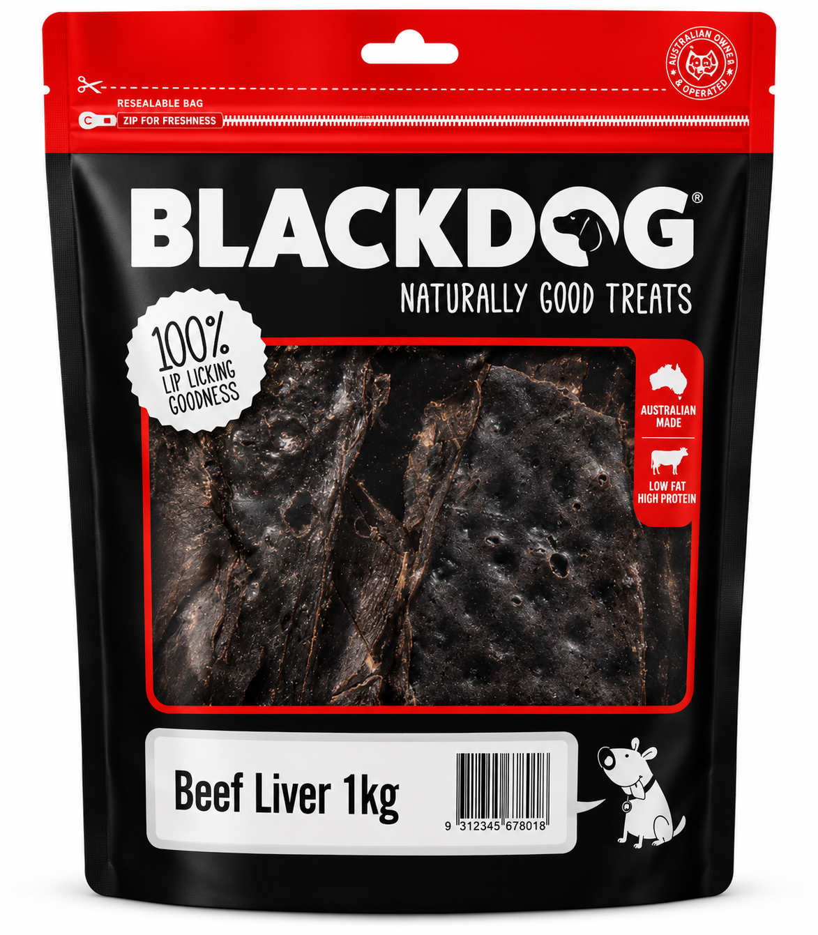 Blackdog Beef Liver 1kg