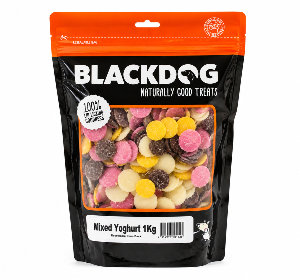 Blackdog Mixed Yoghurt Drops 1kg