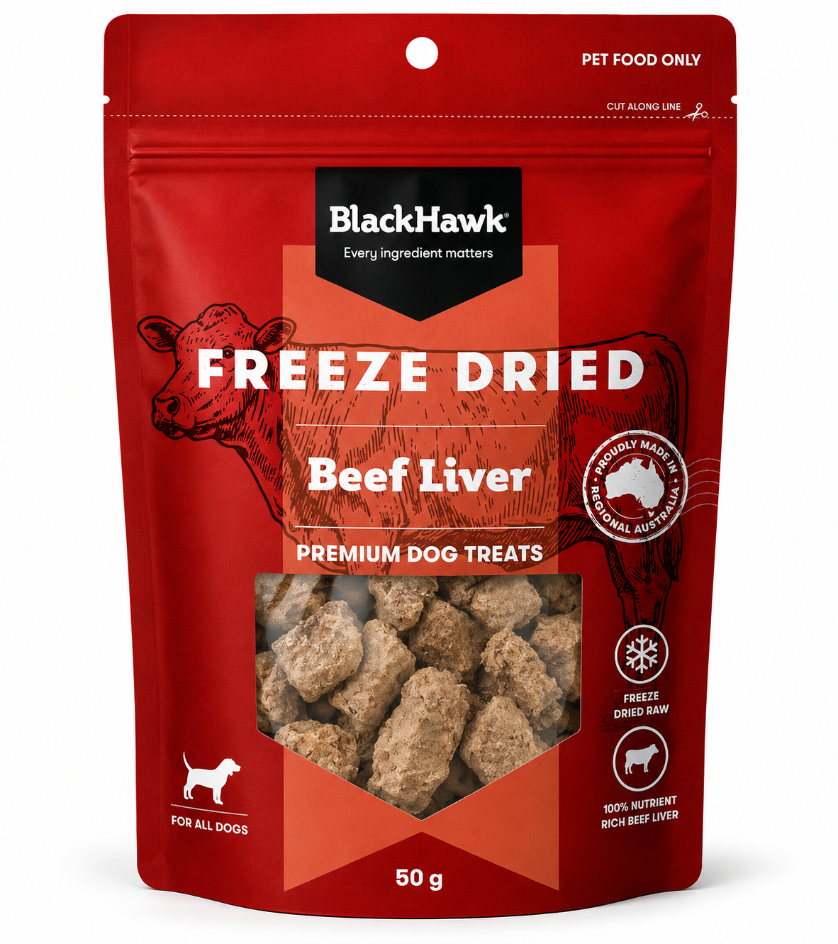 Black Hawk Freeze Dried Beef Liver