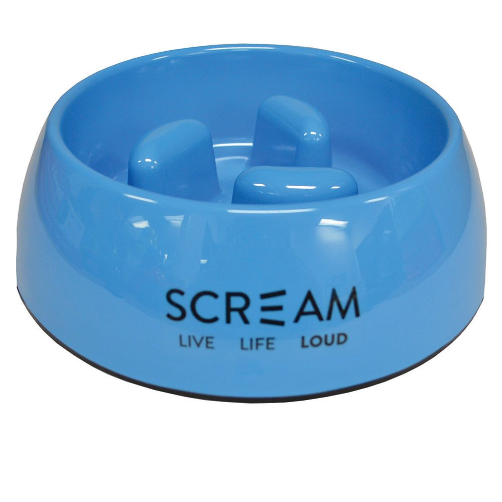 Scream Round Slow Down Pillar Bowl Loud Blue