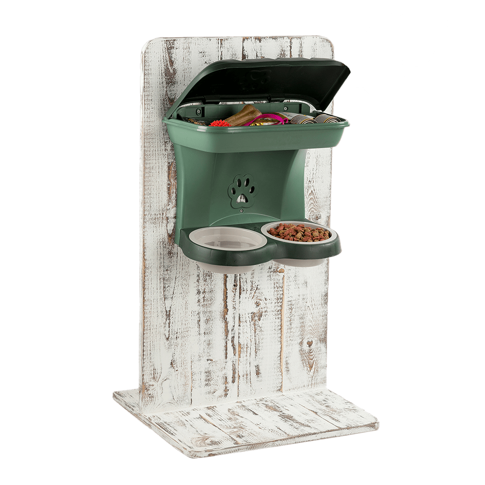 Bama – Pet Food Stand – Green