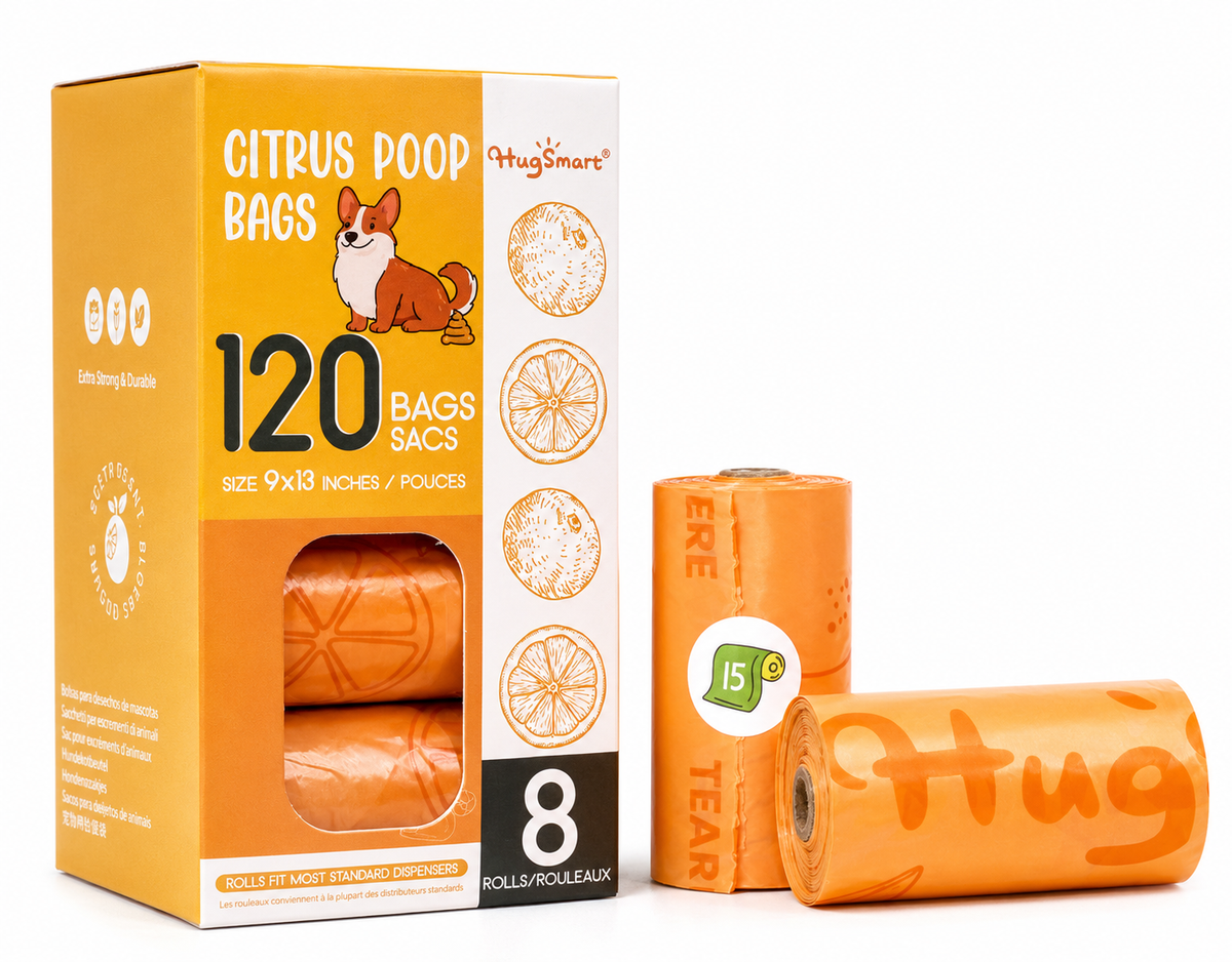 Hugsmart Citrus Poop Bags