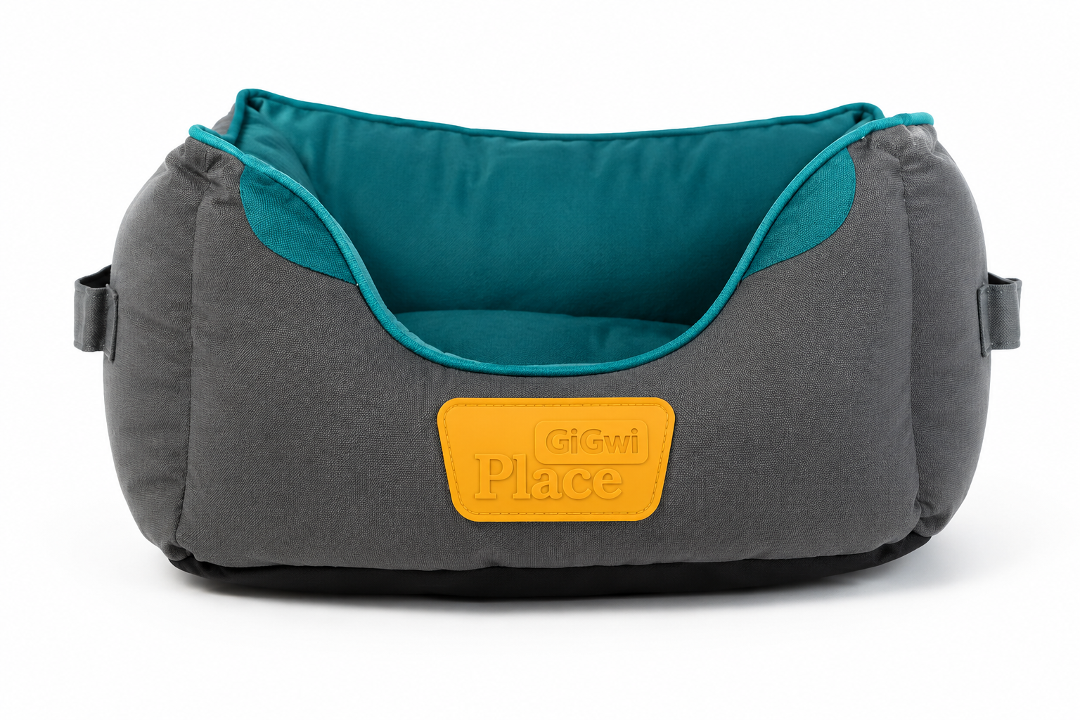 GiGwi – Bolster Bed – Green/Grey