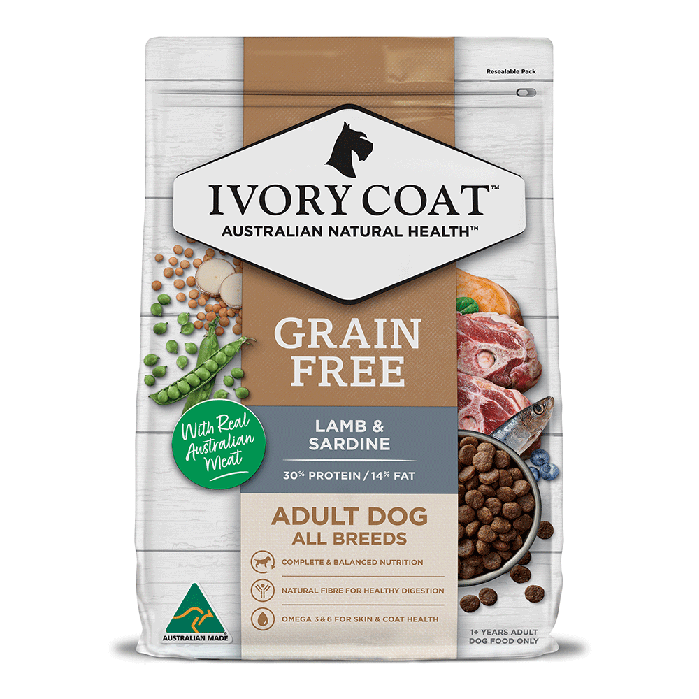Ivory Coat Grain Free Adult Lamb & Sardine