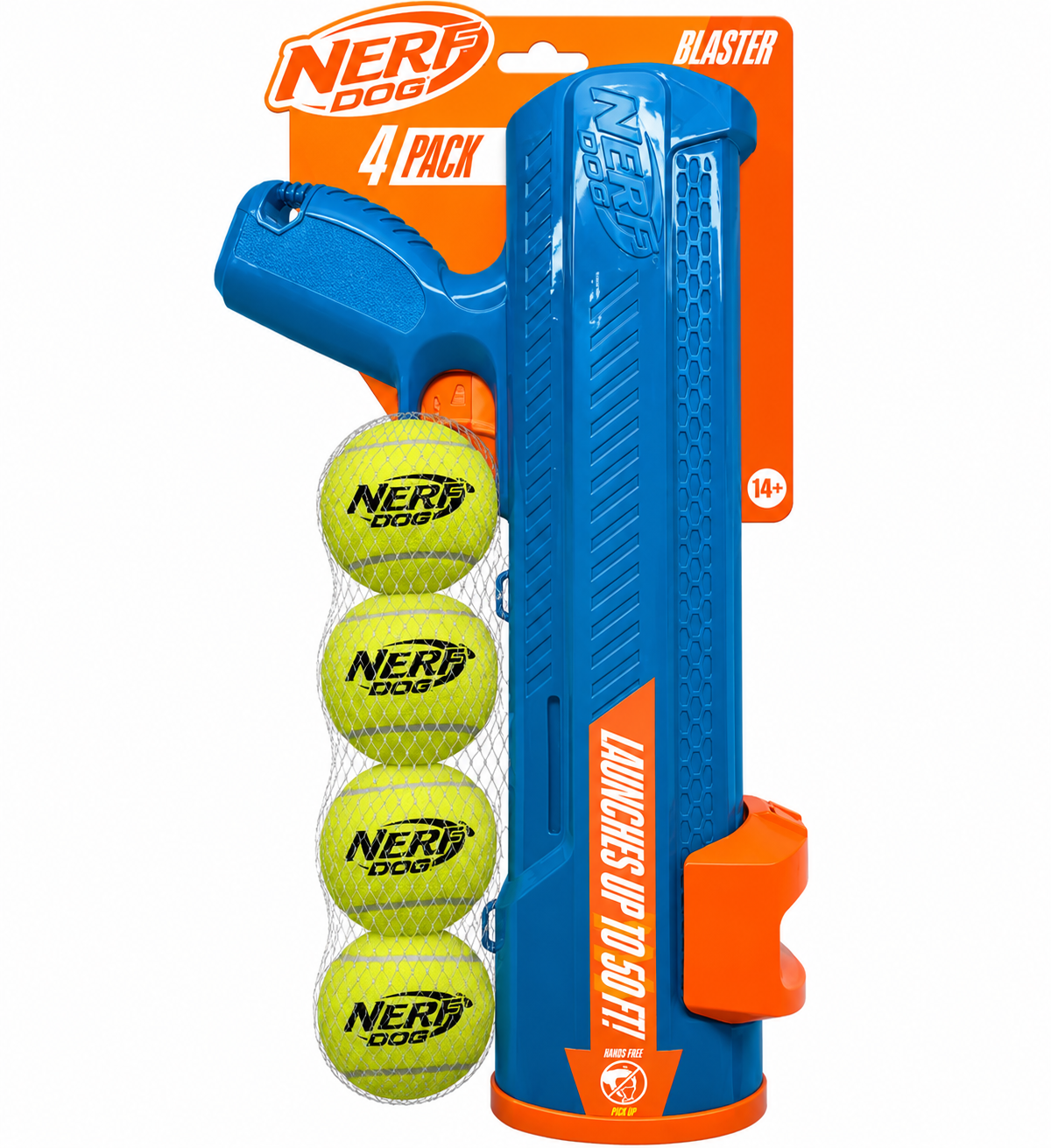 Nerf Dog Ball Blaster 4 Pack