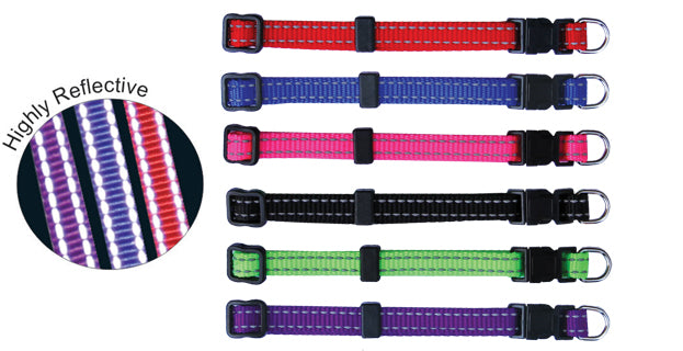 Beau Pets Adjustable Reflective Puppy Collar