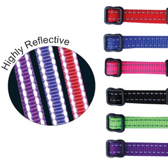 Beau Pets Adjustable Reflective Puppy Collar — Tidbit