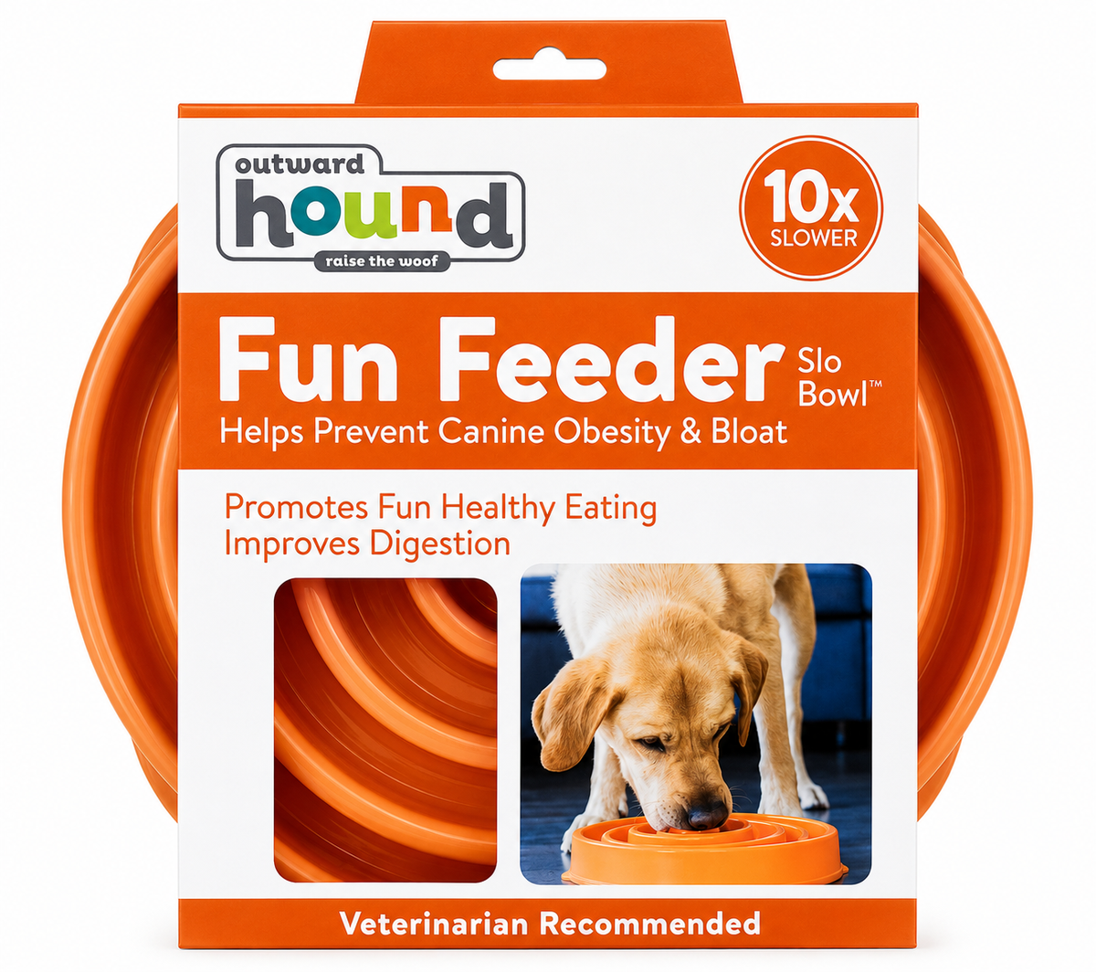 Outward Hound Fun Feeder Slo Bowl Regular