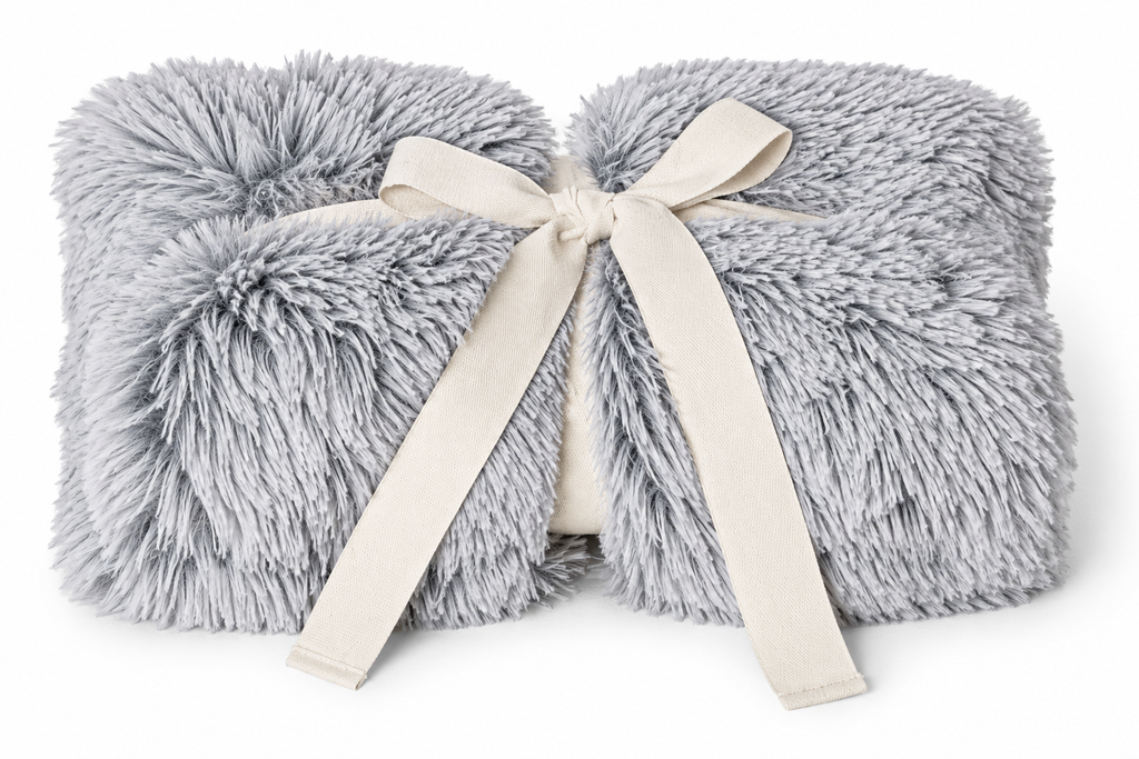Snooza Calming Cuddler Blanket Chinchilla and Silver Fox