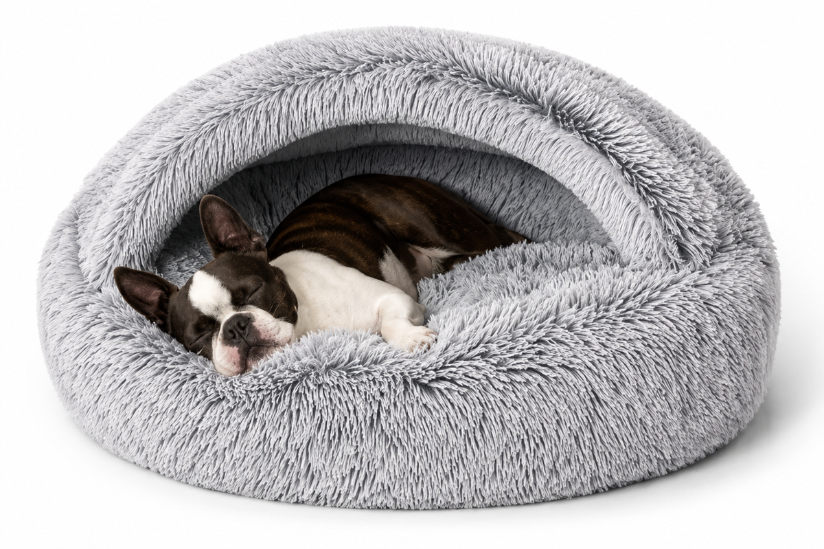 Snooza Calming Hoodie Cuddler Silver Fox