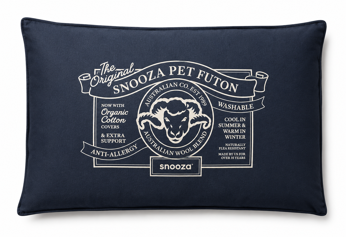 Snooza Organic Pet Futon Blue