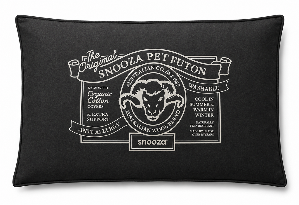 Snooza Organic Pet Futon Charcoal