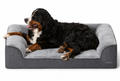 Dog resting on Snooza Ortho Dream Sofa Chinchilla
