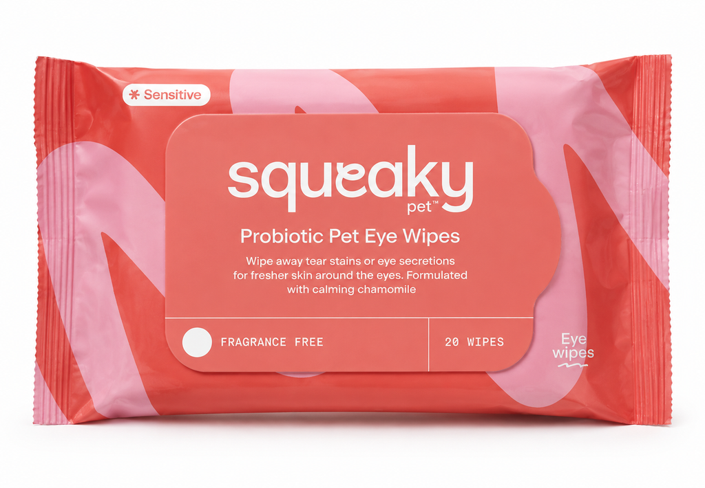 Squeaky Probiotic Pet Eye Wipes