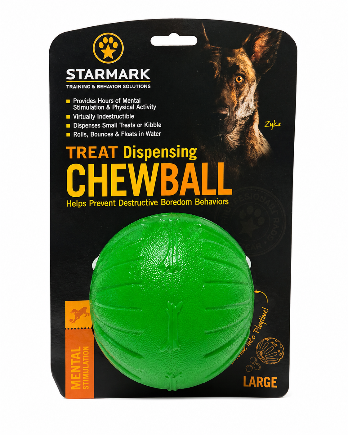 Starmark Treat Dispensing Chew Ball