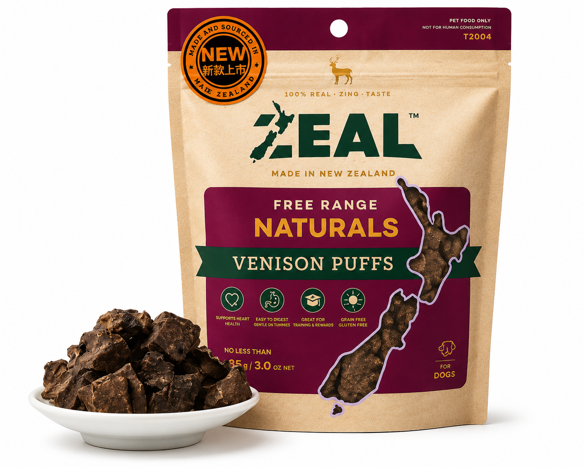 Zeal Free Range Naturals Venison Puffs 85g